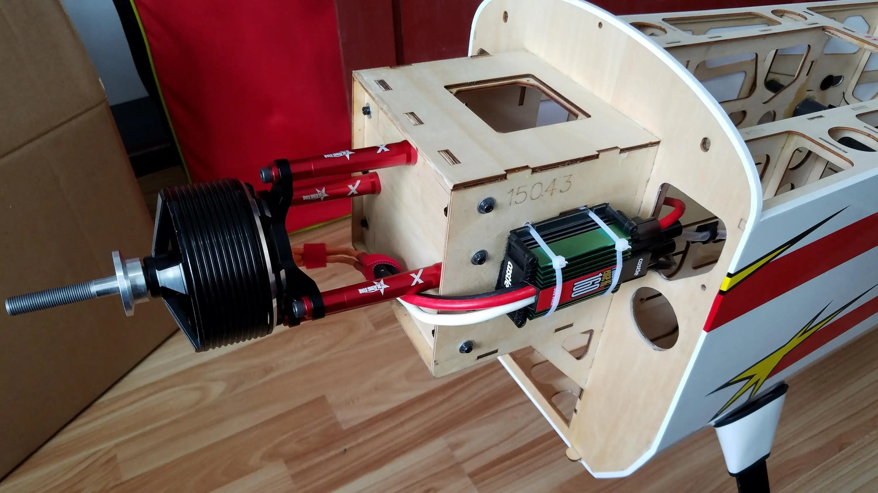 Brushless Motor Thrust Test Stand - KUZA EF-Soporte de aluminio para motor,