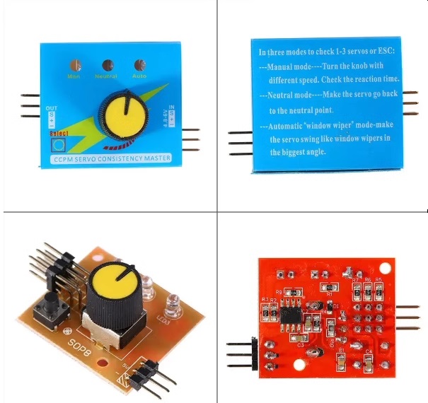 Probador de Servos RC 3CH, Ver - Brushless Motor Thrust Test Stand reseña y precio