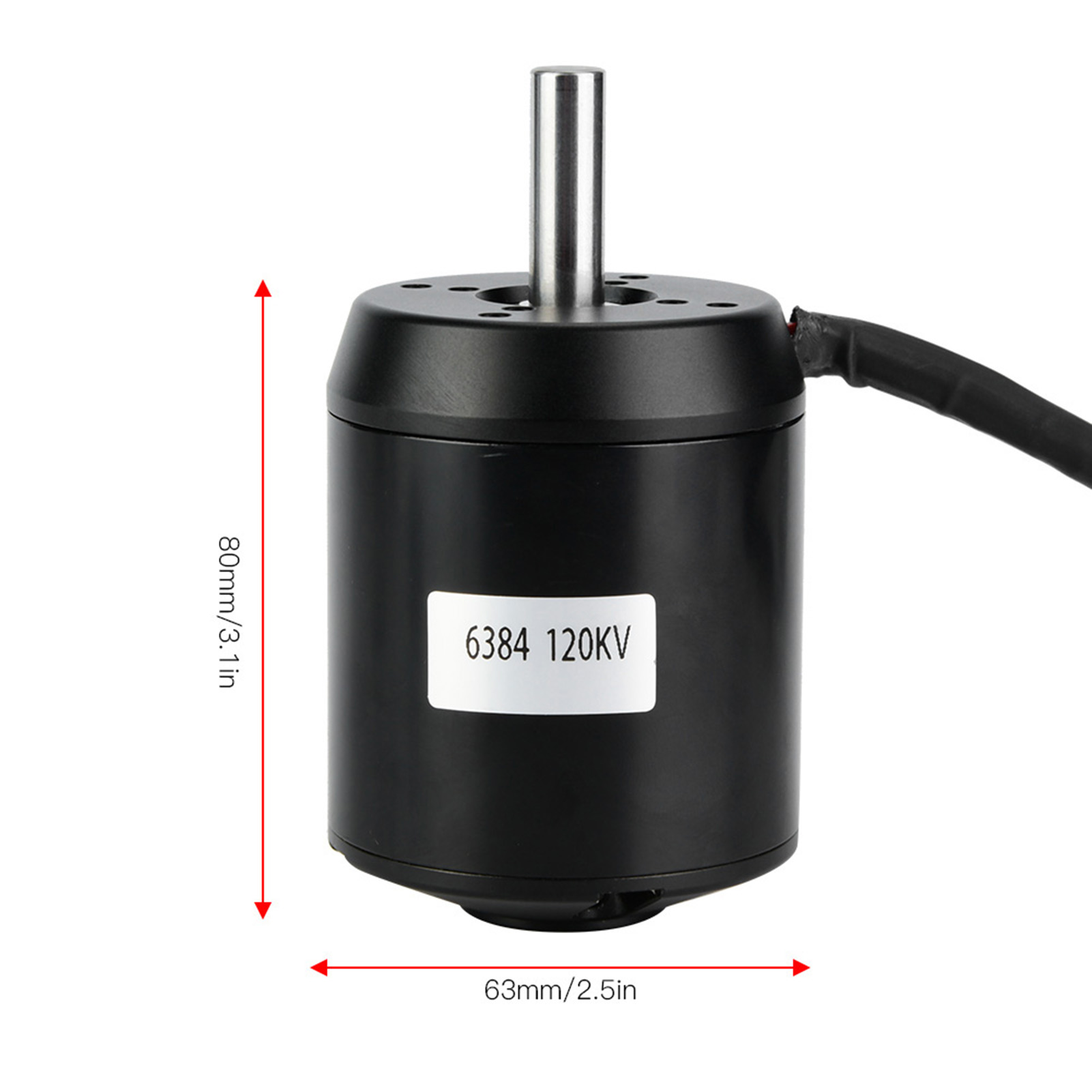 Motor BLDC Outrunner de 6384 1 - 6384 Brushless Motor Sensored reseña y precio