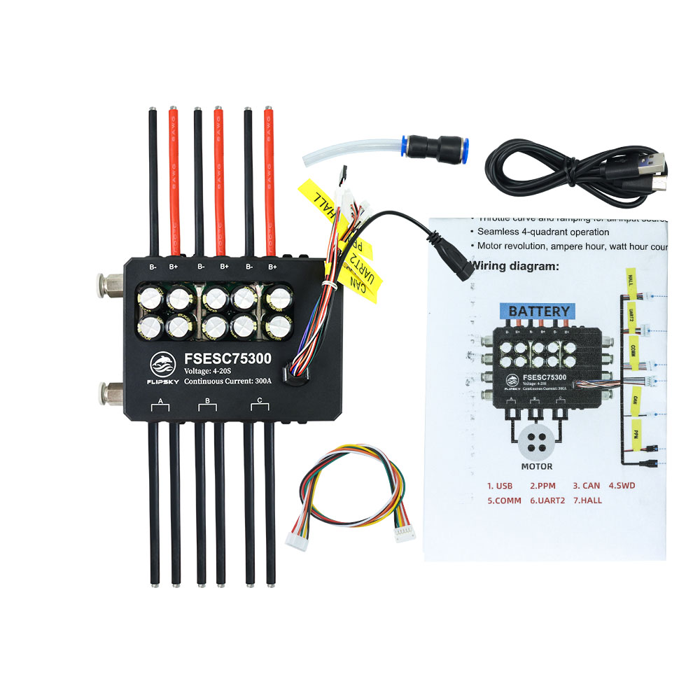 Flipsky Fsesc 75300 84v Base E - Vesc 75300 High Current Esc reseña y precio